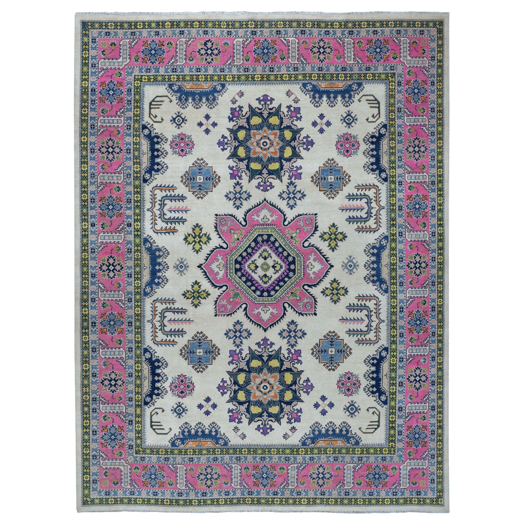 Traditional Silk Hand-Knotted Area Rug 8'10